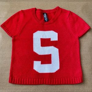 Aeropostale S Cropped Sweater Top